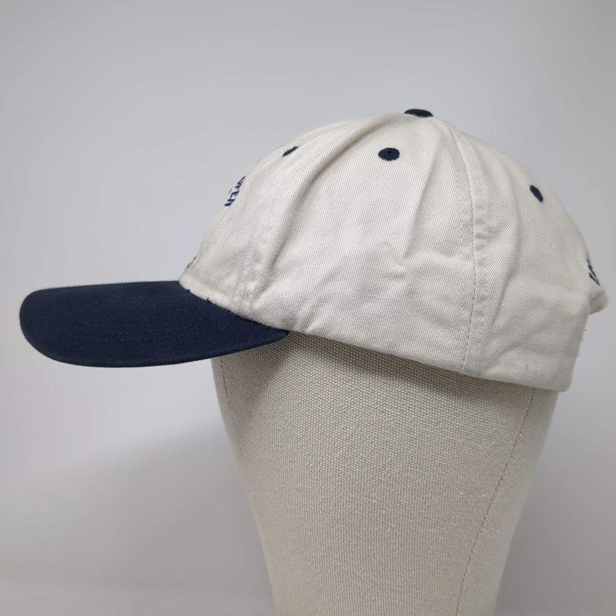 Slideback Baseball Cap White Blue One Size USGA Member 104th U.S. Open Golf Hat
