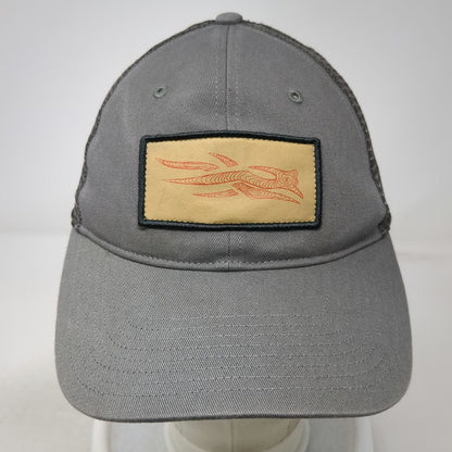 Sitka Trucker Hat Gray One Size Mesh Back Snapback Patch Logo Outdoor Hunting