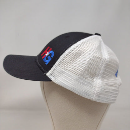 HG Higher Grounds Snapback Mesh Back Trucker Hat Black OSFA Colorblock