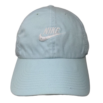 Nike Slideback Hat Blue OSFM Adjustable Embroidered Swoosh Logo Heritage86