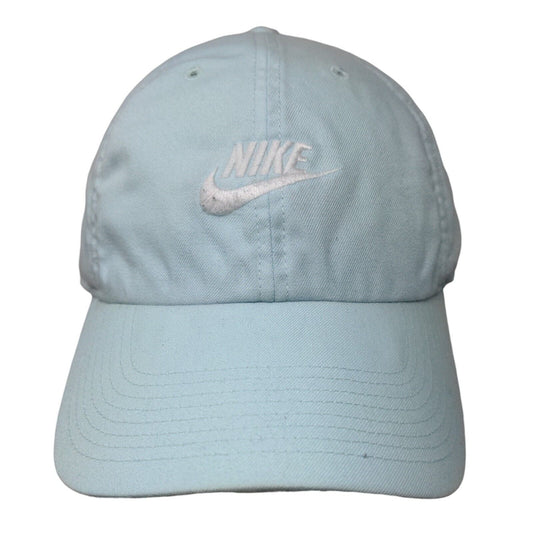 Nike Slideback Hat Blue OSFM Adjustable Embroidered Swoosh Logo Heritage86