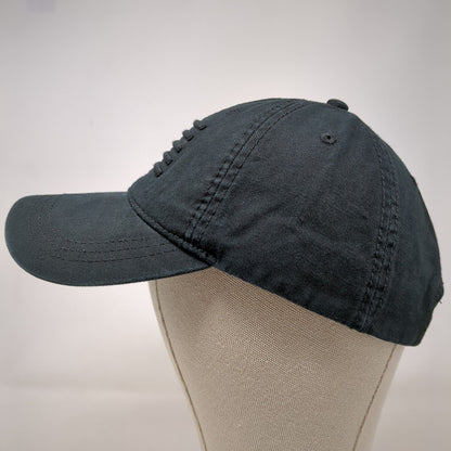 77 USA Flag Slideback Hat Black OSFA Patriotic American Eagle Outfitters Cotton