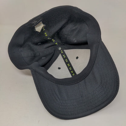 Under Armour Men's Fitted Hat Black Large/XL Embroidered Logo Mesh