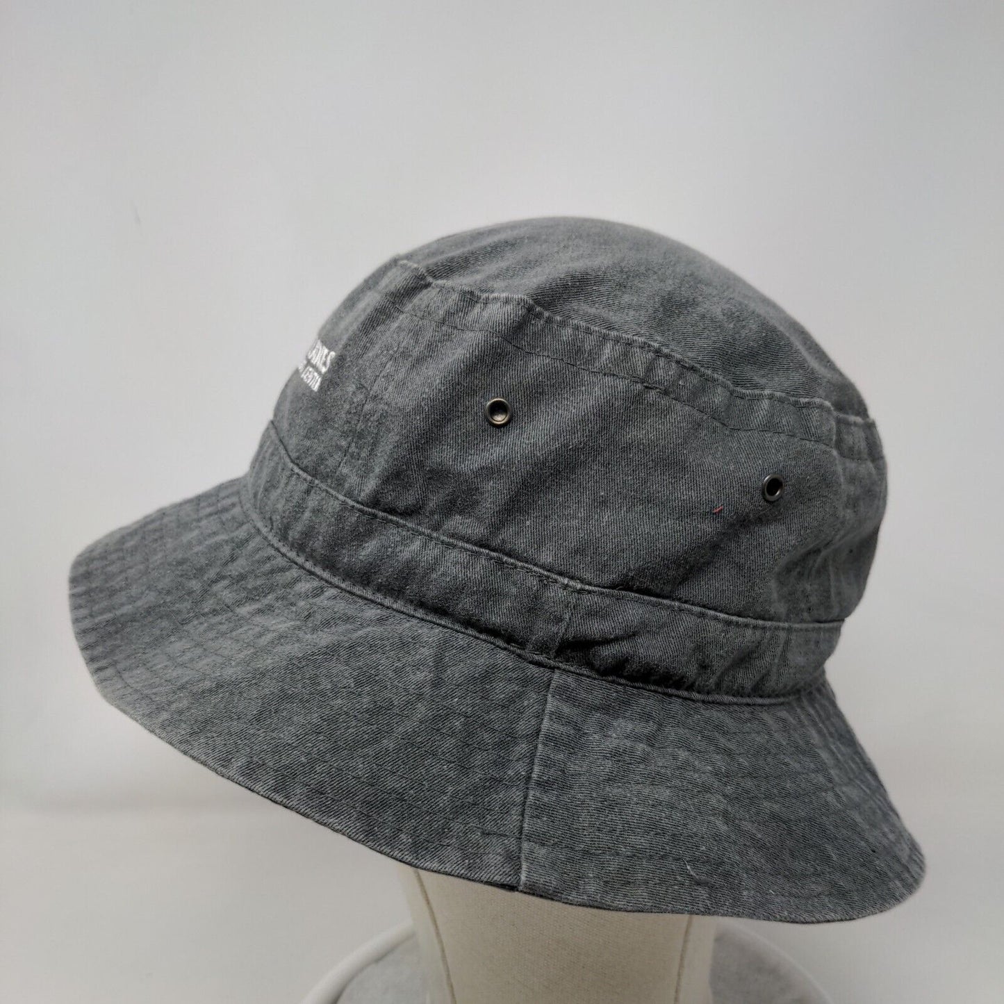 Highland Lakes Camp & Conference Center Bucket Hat Gray L/XL Fahrenheit
