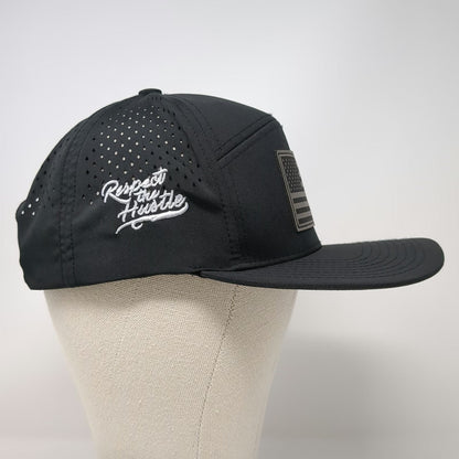 Pacific Headwear Trucker Hat Black One Size American Flag TVPIPE Respect Hustle