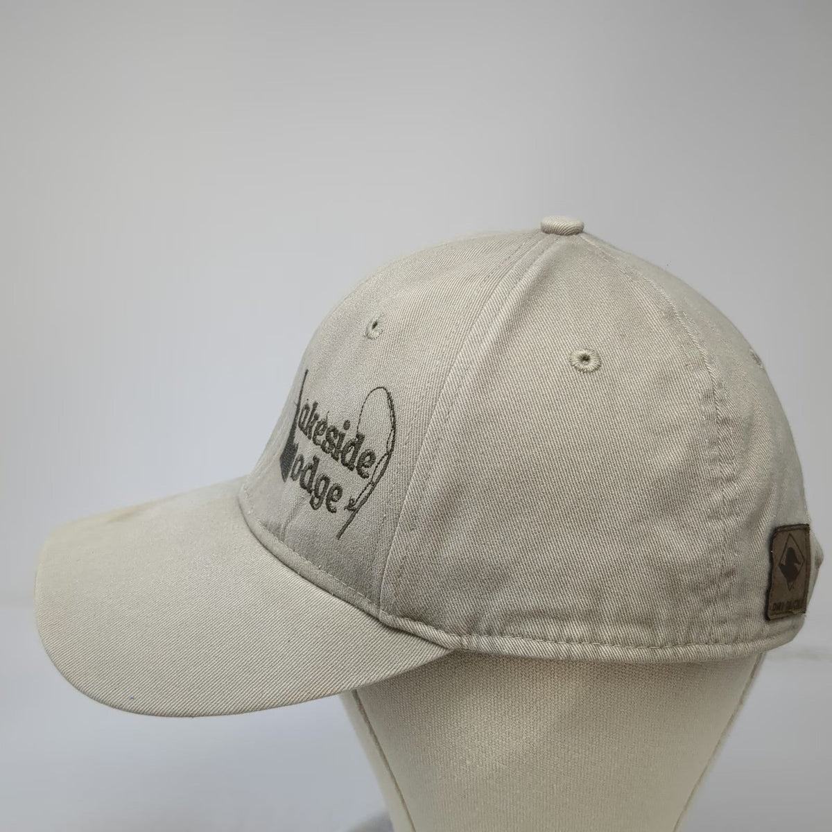 Dri Duck Baseball Cap Beige One Size Lakeside Lodge Idaho Fish Fishing Hat Trout