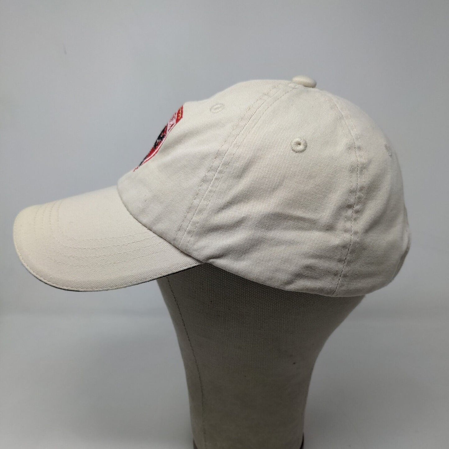 Port Authority Men's Strapback Hat Tan Embroidered Logo FC Pride