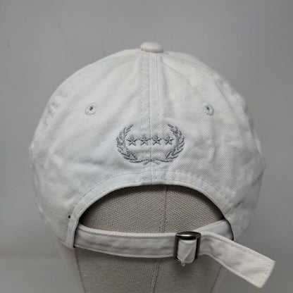 Uzi Flower Svart Slideback Hat White One Size Embroidered Field Grade