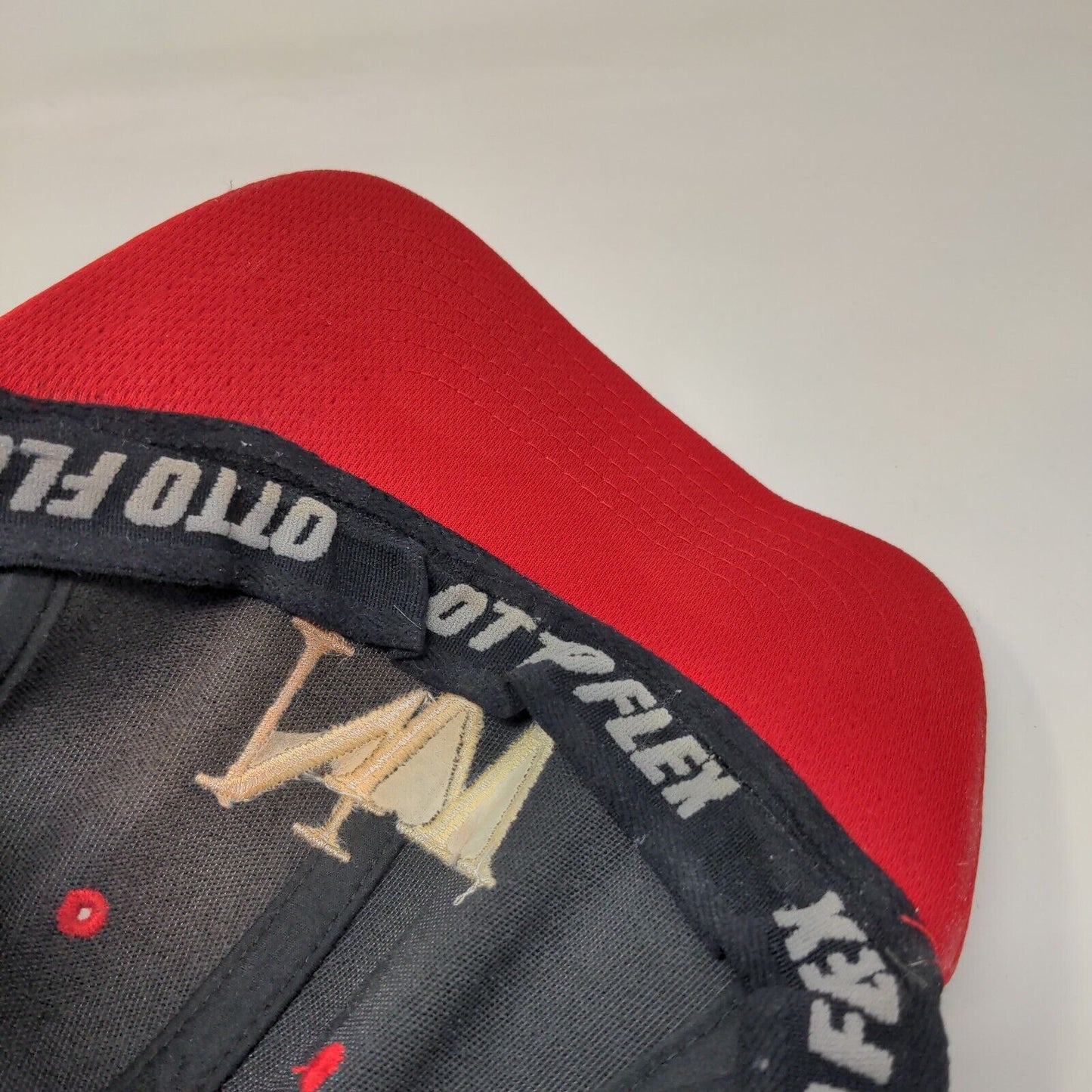 NW Fitted Hat Black Small/Medium Embroidered Solid 6 Panel Otto Flex