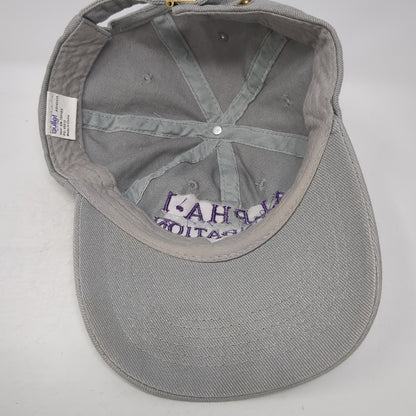 Alpha-1 Foundation Research For A Cure Baseball Cap Gray OS Adjustable Bullet