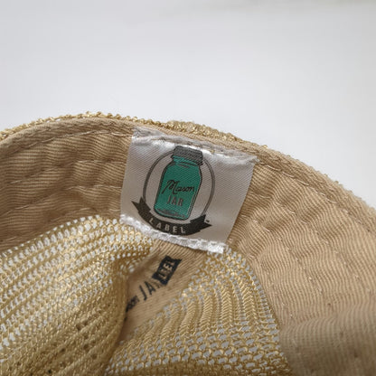 Mason Jar Label Red One Size Trucker Hat Free Spirit Headdress Mesh Back Patch