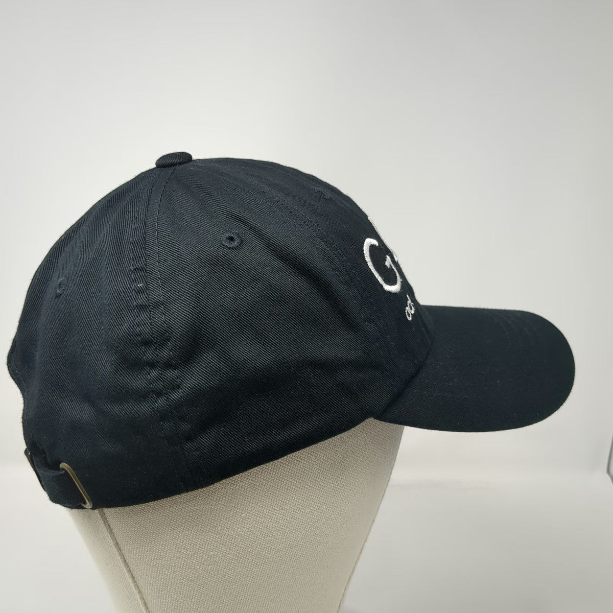 Yupoong God Over All Things GOAT Black Baseball Cap Hat One Size Adjustable