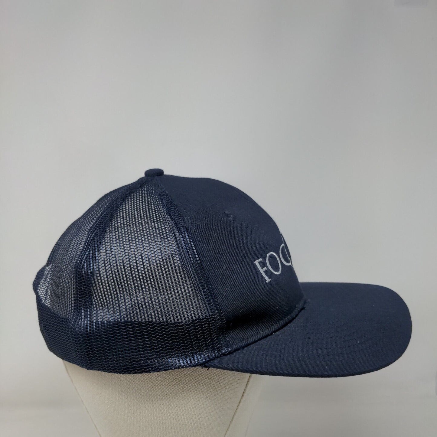 Focus Physical Therapy Snapback Trucker Hat Blue OS Mesh Back Port Authority