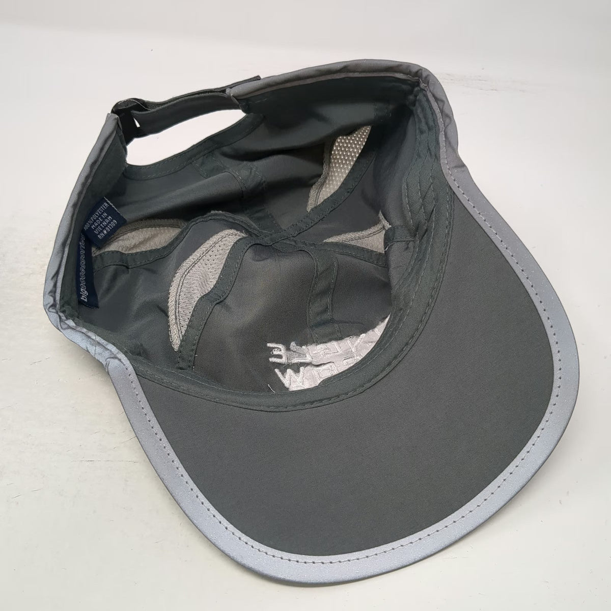 Big Accessories Baseball Cap Gray One Size Single Throw Marketing Reflective Hat