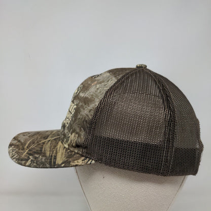 Manning Building Supplies Snapback Trucker Hat Camouflage One Size Mesh Back