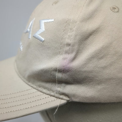 Greece National Team Beige Cap One Size Strapback Greek Flag Embroidered Hat