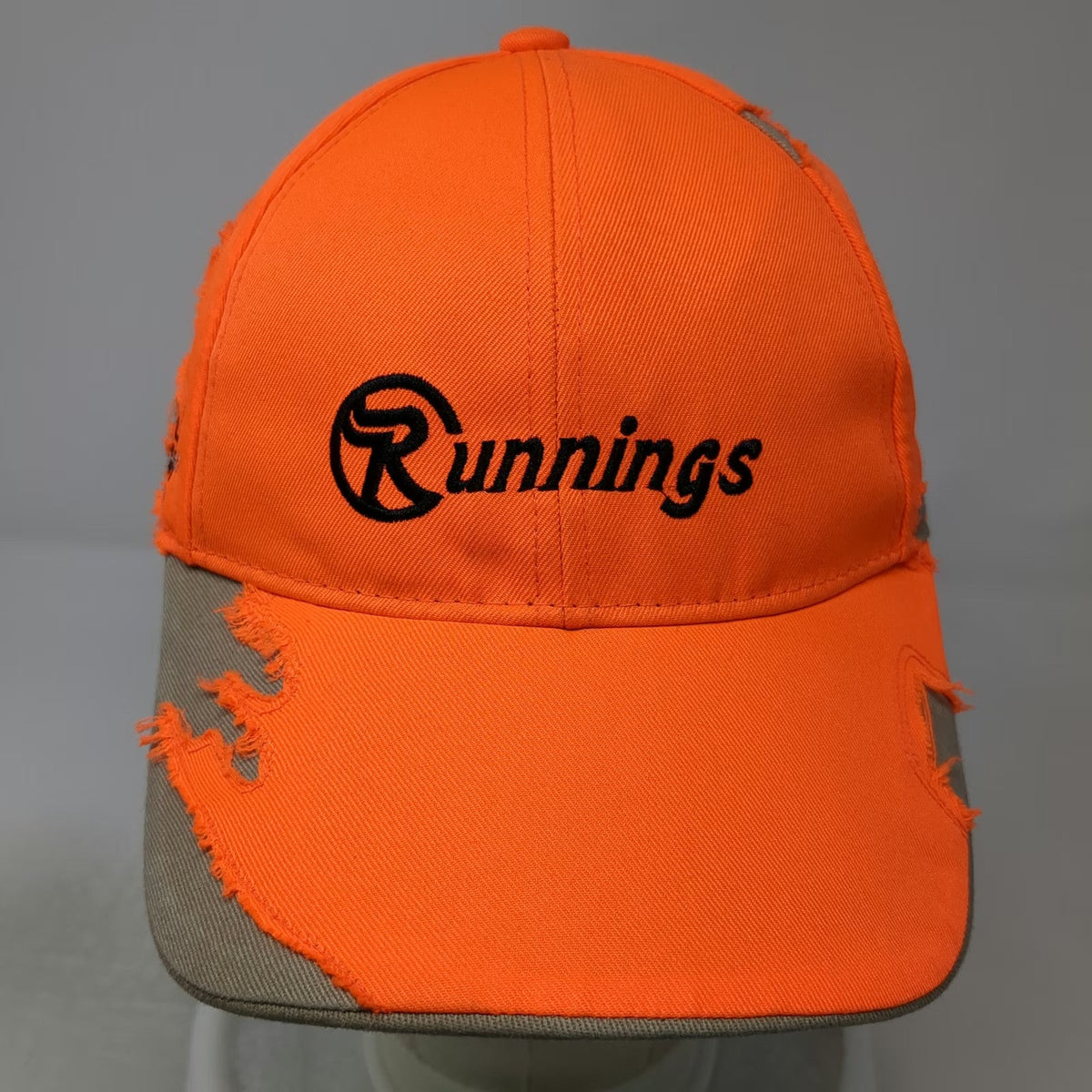 Runnings Federal Ammunition Orange One Size Baseball Cap Hat Distressed 2012