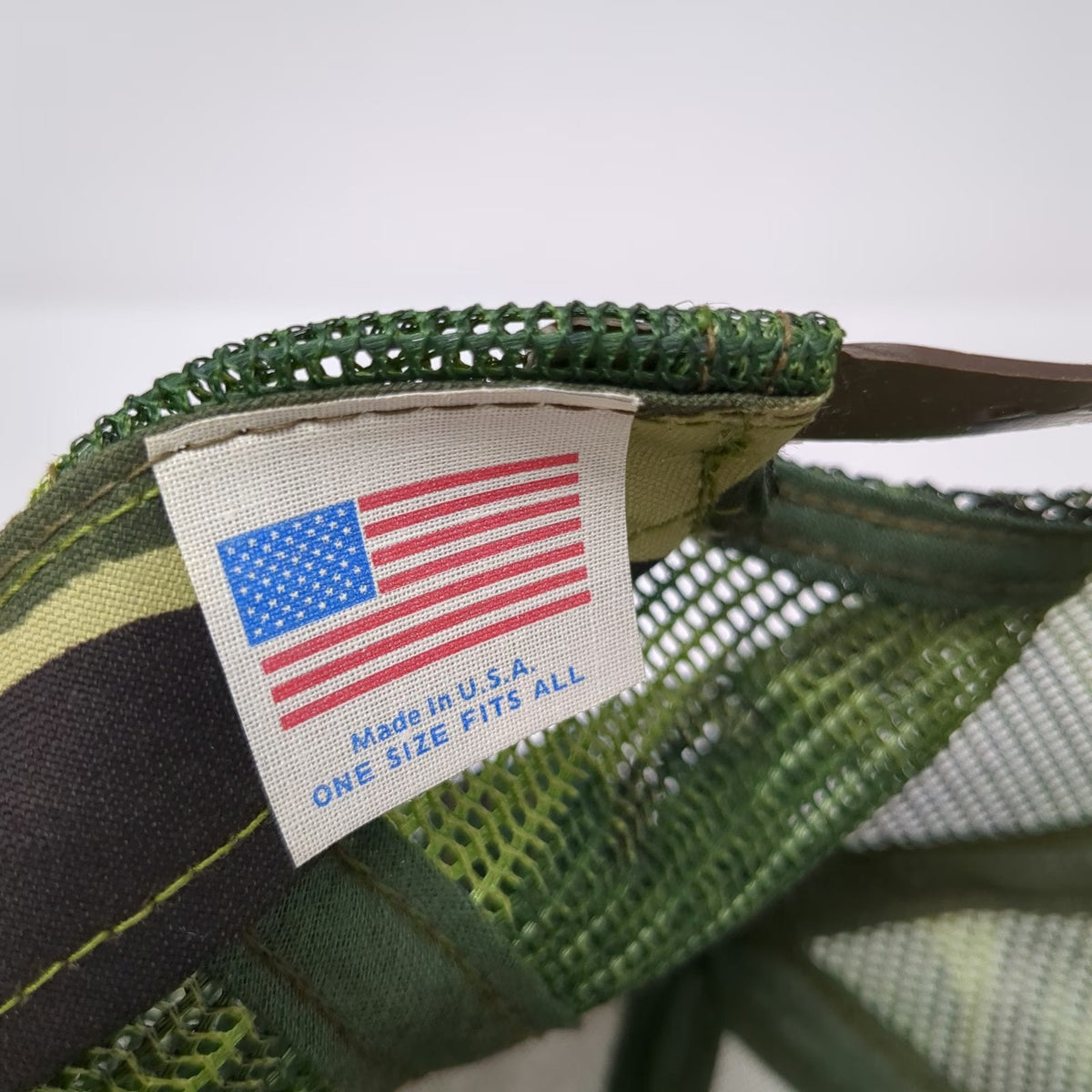 Ducks Unlimited 10/30 Club Camo Trucker Hat Green One Size Snapback Mesh USA