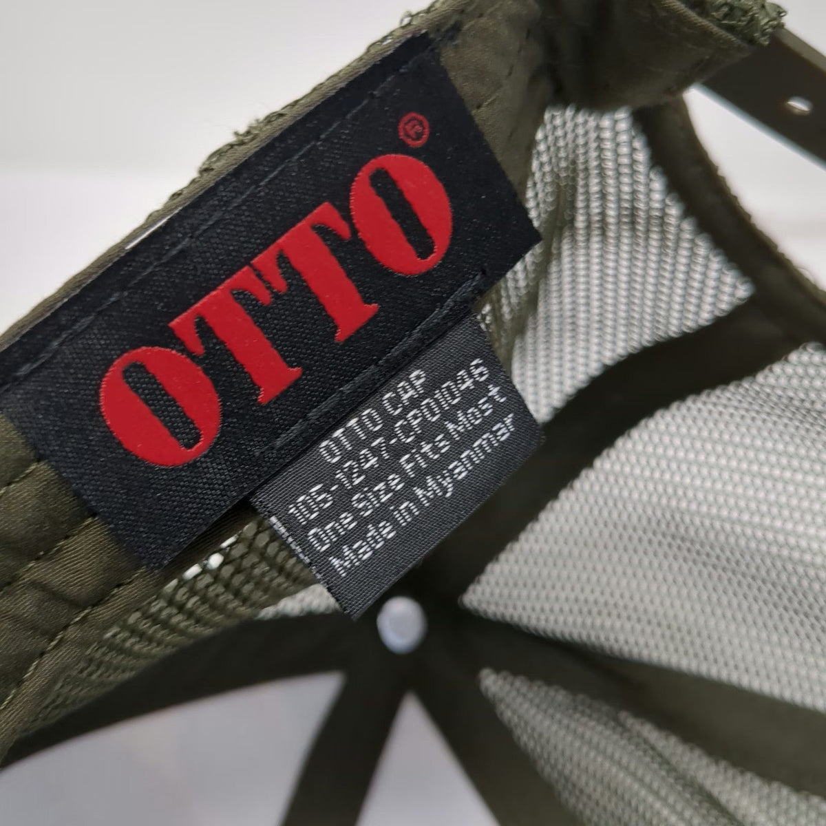 Otto Trucker Hat Green One Size Camo Cosmic Summit Mesh Snapback Baseball Cap