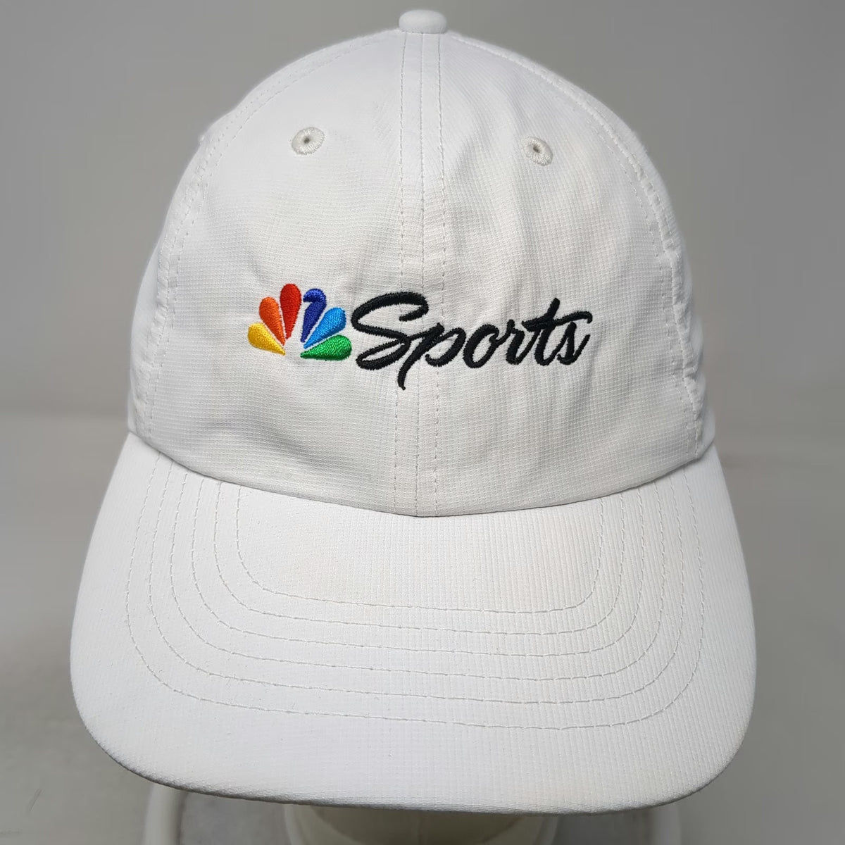 Imperial NBC Sports Logo Hat Baseball Cap White OS Recycled Polyester Strapback