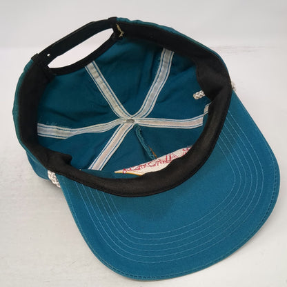 Bass Anglers Sportsman Society B.A.S.S. Trucker Blue Hat OS Rope USA Vintage
