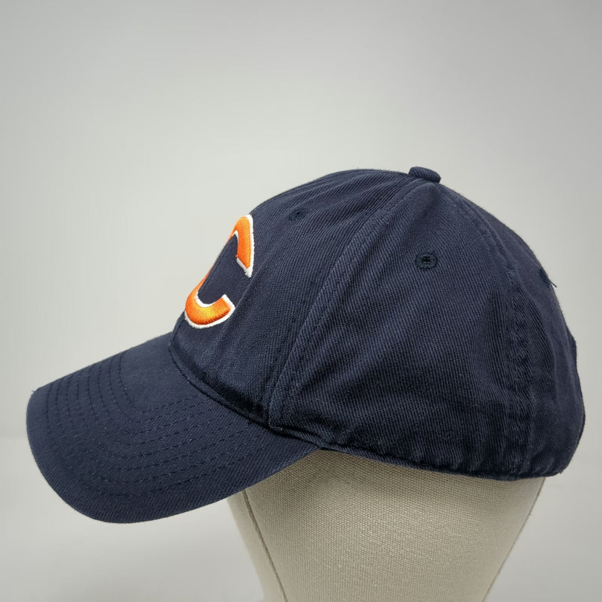 Chicago Bears NFL 47 Brand Blue OSFM Embroidered Logo Strapback Cotton Cap Hat