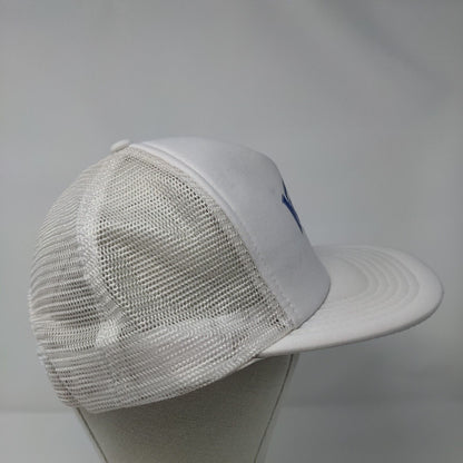 Knott's Berry Farm Snapback Trucker Hat White OSFA Mesh Back Adjustable