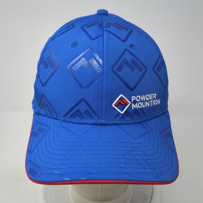 Powder Mountain Strapback Baseball Cap Blue One Size Adjustable The Game