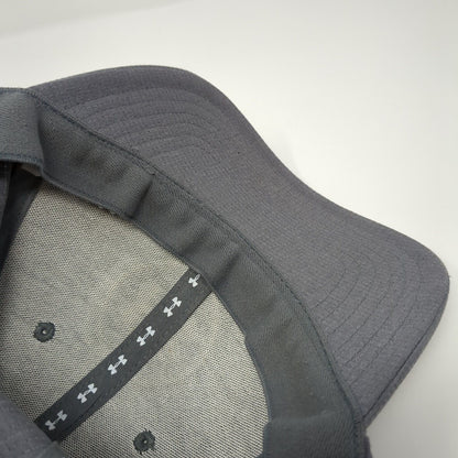 Under Armour Fitted Hat Gray L/XL Lightweight Embroidered 6 Panel Polyester