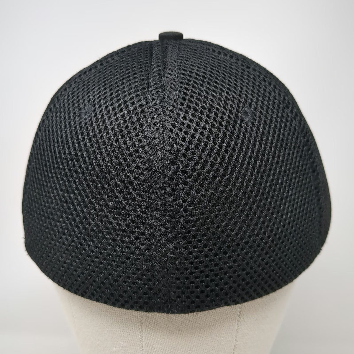 MacGregor Baseball Cap Black XL Fitted Mesh Stretch Fit VIP Golf Hat Performance