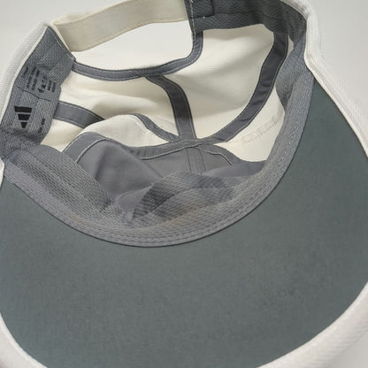 Adidas Baseball Cap White One Size Strapback Climacool Mesh Vented Sports Hat