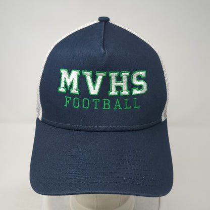 MVHS Football Trucker Hat Blue One Size Adjustable Embroidered 9Forty New Era