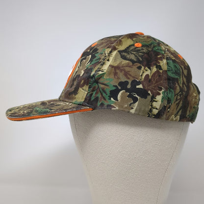 Toyota Trucks Baseball Cap Green Camo One Size Strapback Orange Accents Hat