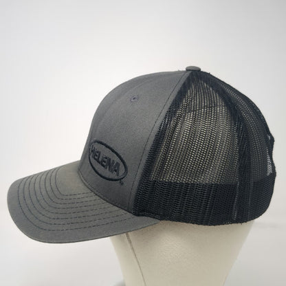 Richardson Trucker Hat Gray One Size Helena IDD Agriculture Mesh Back Snapback