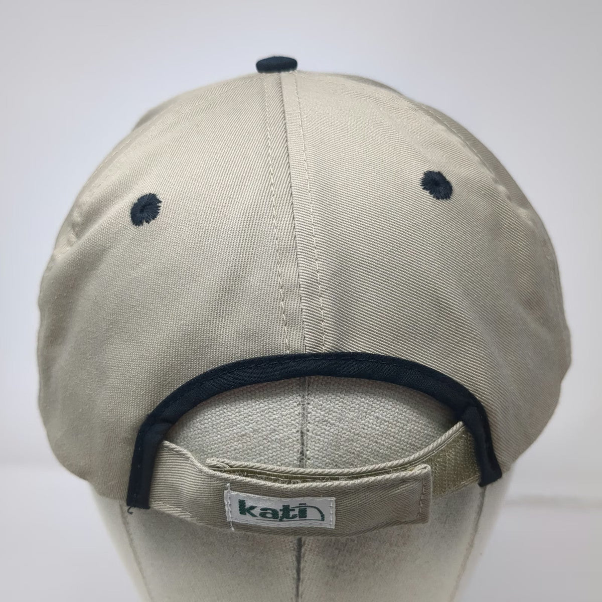 Kati Baseball Cap Beige Yellowstone National Park Bear Embroidery Hat Vintage