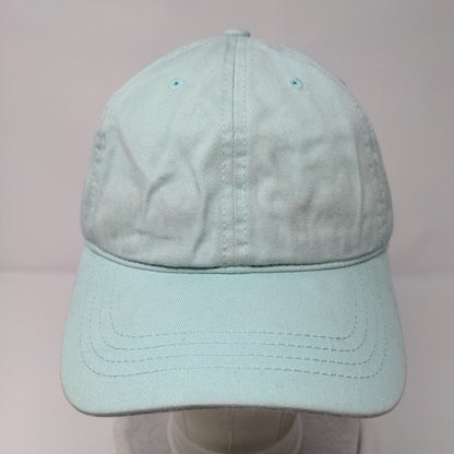 Cap America Slideback Hat Greenish-Blue OSFA Adjustable Solid Blank