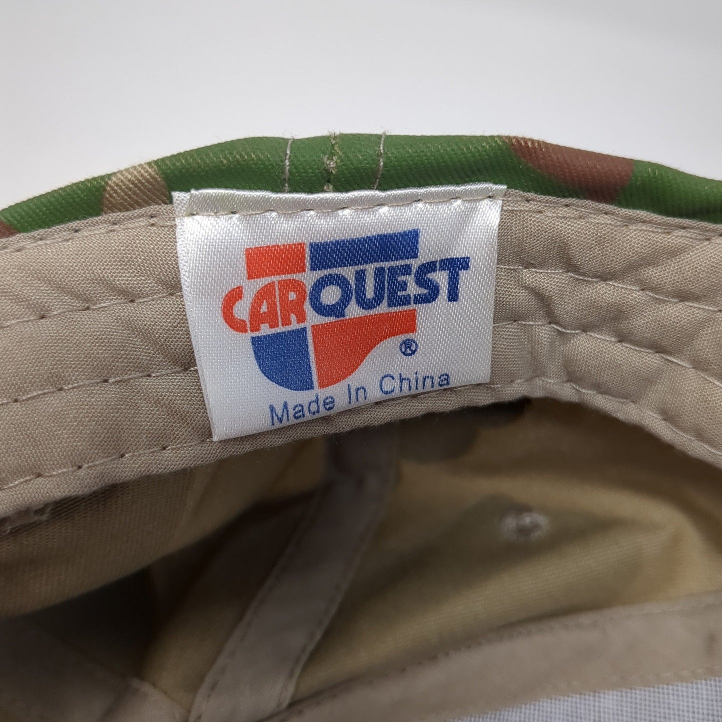 Carquest Auto Parts Strapback Hat Multicolor One Size Adjustable Camo