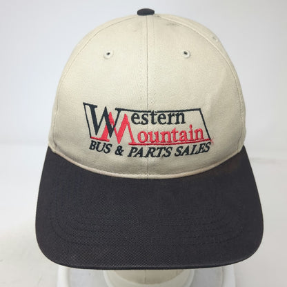Richardson Baseball Cap Beige One Size Western Mountain Bus Parts Sales Hat