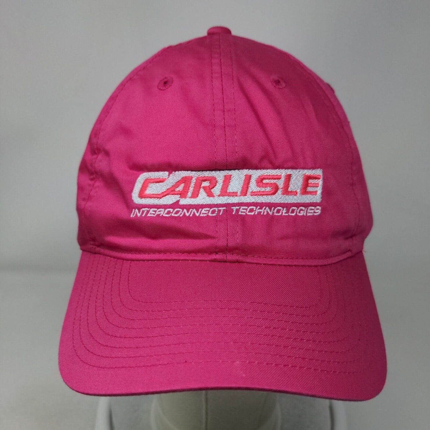 Carlisle Slideback Hat Pink OSFM Embroidered Nike Heritage86 Dri-Fit