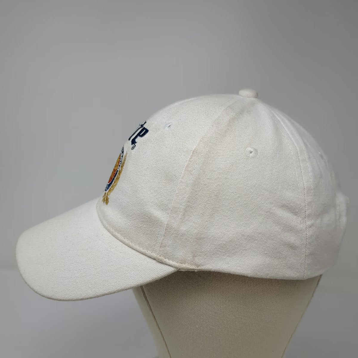 ACME Miller Lite Beer Logo Baseball Cap White One Size Snapback Fine Pilsner Hat