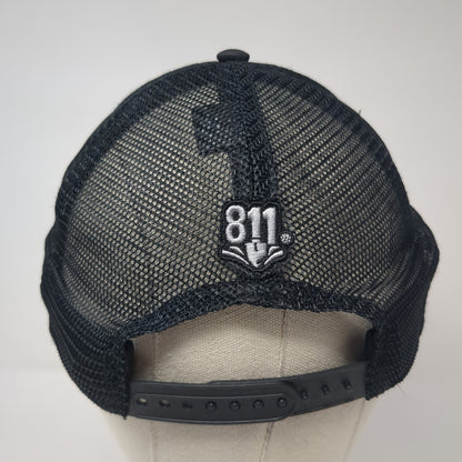 Marathon Pipe Line LLC Snapback Trucker Hat Black One Size Mesh Back
