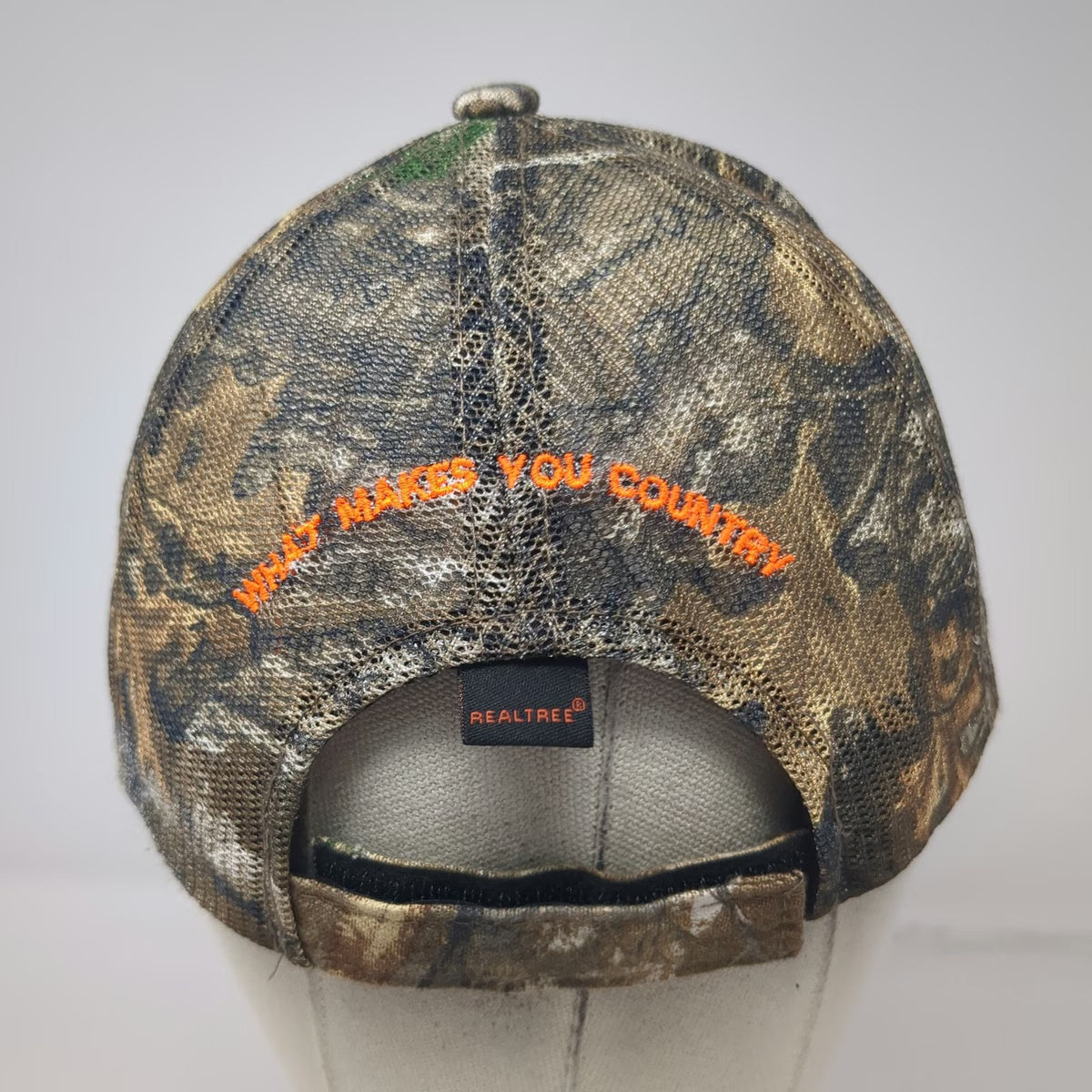Realtree Luke Bryan What Makes You Country Baseball Cap Green One Size Mesh Hat
