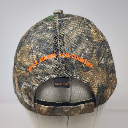 Realtree Luke Bryan What Makes You Country Baseball Cap Green One Size Mesh Hat