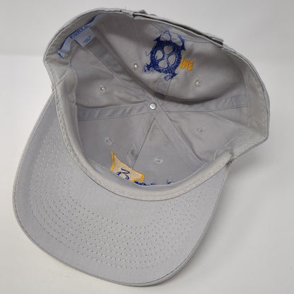 Sig Hecker Strapback Hat Gray One Size Embroidered Port & Company