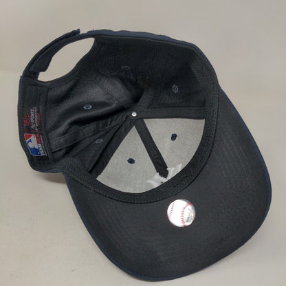 Team MLB Men's Strapback Hat Blue OSFM New York Yankees Embroidered Logo