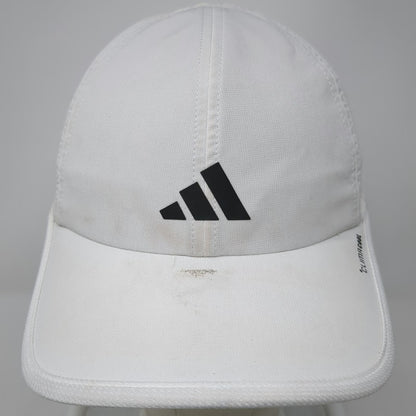 Adidas Baseball Cap White One Size Strapback Climacool Mesh Vented Sports Hat