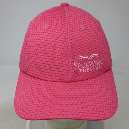 Gogie Girl SpurWing The Club Pink Baseball Cap Hat One Size Strapback Textured