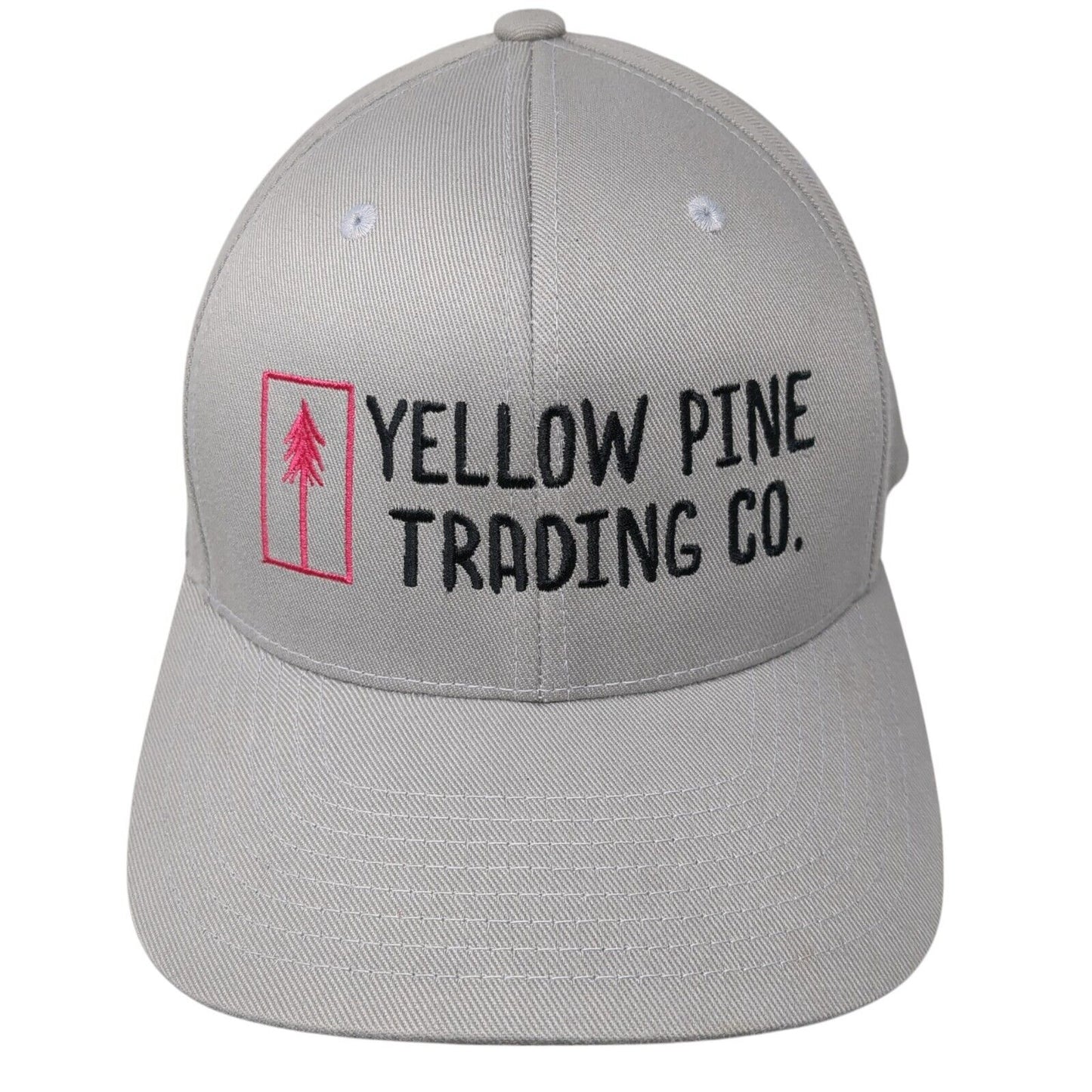 Yellow Pine Trading Co. Fitted Hat Gray L-XL 6 Panel Flexfit Yupoong