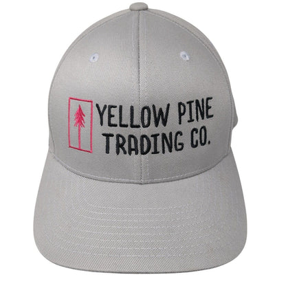 Yellow Pine Trading Co. Fitted Hat Gray L-XL 6 Panel Flexfit Yupoong