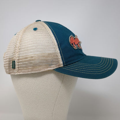 Legacy Trucker Hat Blue One Size Payette Lake Idaho Mesh Snapback Patch Green